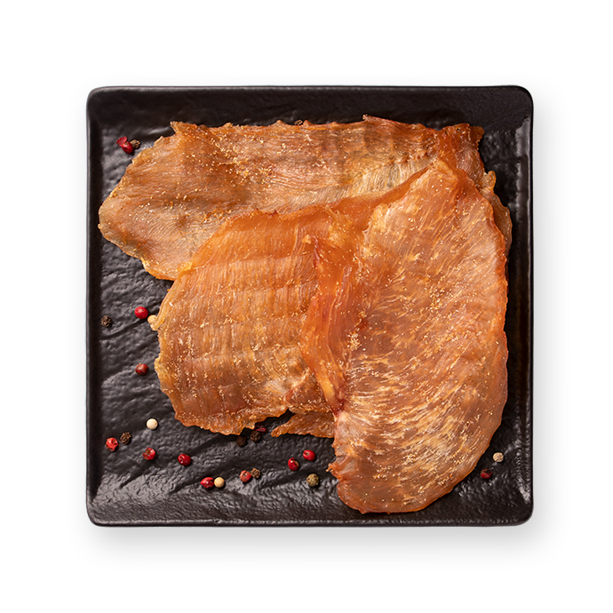 М'ясо куряче в'ялене чіпси з часником