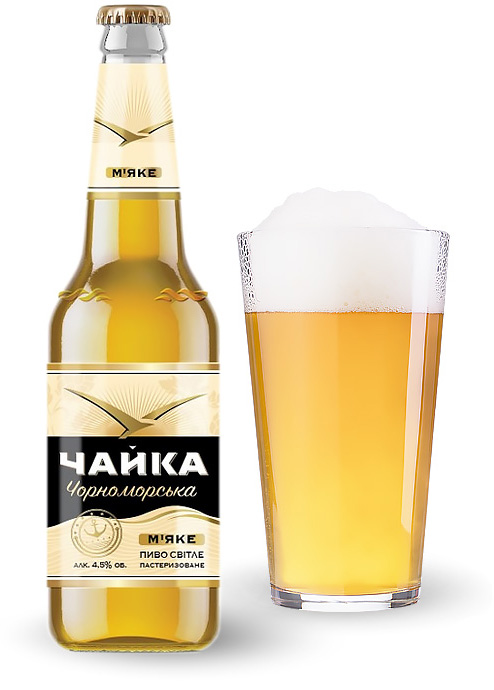 Пиво «Чайка Чорноморська» 0.45л купить в Hop Hey | Море Пива Пиво «Чайка Чорноморська» 0.45л