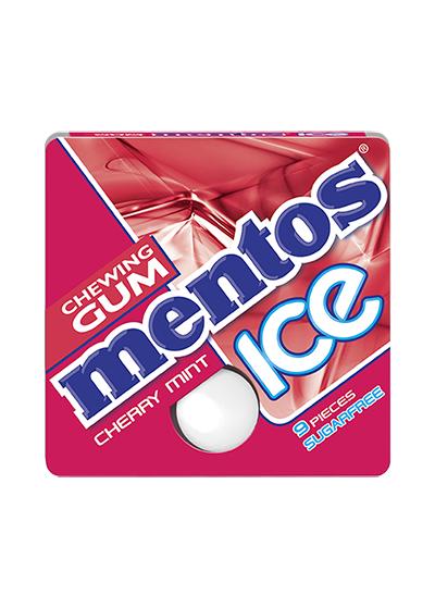 Жевательная резинка «Mentos Ice» со вкусом вишни и мяты, 12.9 г