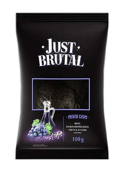 Чипсы картофельные «Just Brutal» со вкусом бальзамического уксуса, 100 г