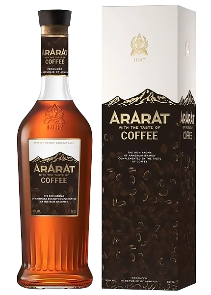 Міцний алкогольний напій Ararat Coffee 0.5л в коробці купити в Hop Hey | Море Пива Міцний алкогольний напій Ararat Coffee 0.5л в коробці