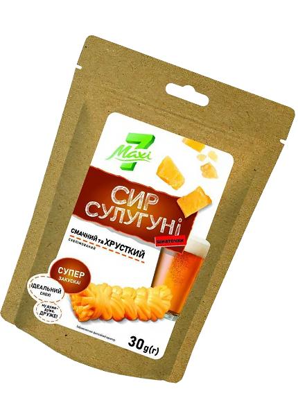 Сир Сулугуні сублімований «Maxi 7» шматочки, 30г
