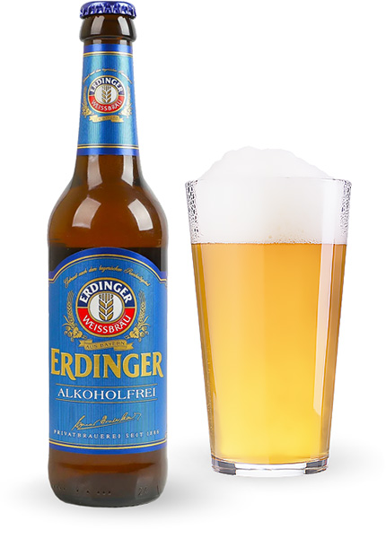 Пиво безалкогольное Erdinger Alkoholfrei 0.33л