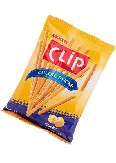 Соломка зі смаком сиру «Clip» Cheese-Sticks, 100 г