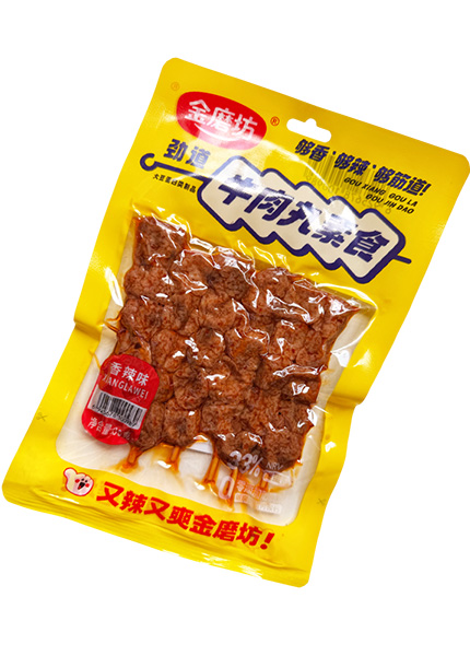 Снек кульки з веган м'яса зі смаком яловичини Латяо Golden Mill 80г