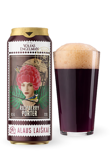Пиво Volfas Engelman Raspberry Porter 0.5л купить в Hop Hey | Море Пива Пиво Volfas Engelman Raspberry Porter 0.5л