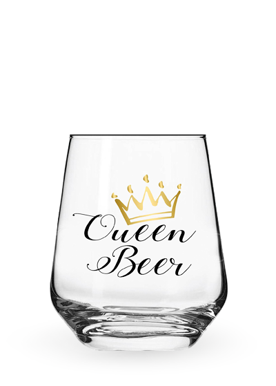 Бокал «Stemless Queen Beer» 0.4l купить в Hop Hey | Море Пива Бокал «Stemless Queen Beer» 0.4l