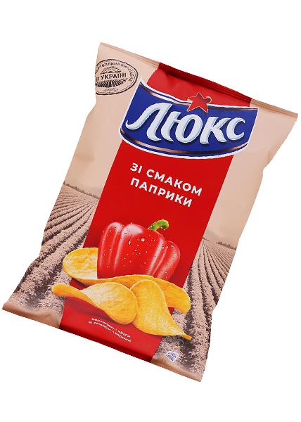Чипсы «Люкс» со вкусом паприки, 133г