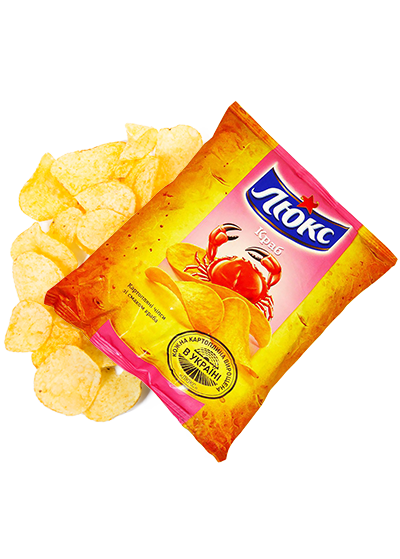 Чіпси «Люкс» краб, 71 г