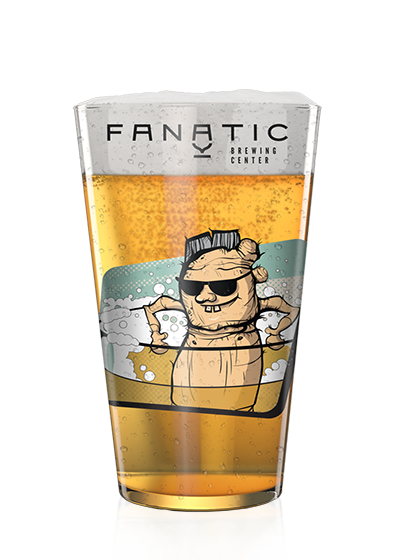 Пиво Fanatic «Ginger Finger» светлое нефильтрованное 4.3° купить в Hop Hey | Море Пива Пиво Fanatic «Ginger Finger» светлое нефильтрованное 4.3°