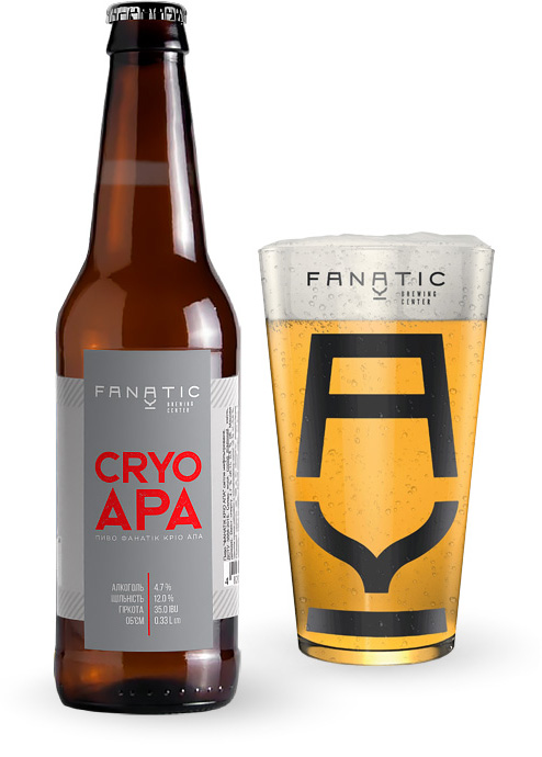Пиво Fanatic Cryo APA 0.33л купити в Hop Hey | Море Пива Пиво Fanatic Cryo APA 0.33л