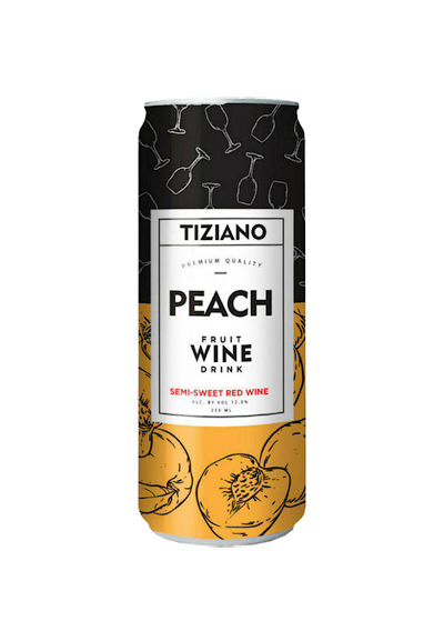 Ігристий винний напій «Tiziano Peach» персик 6.4°