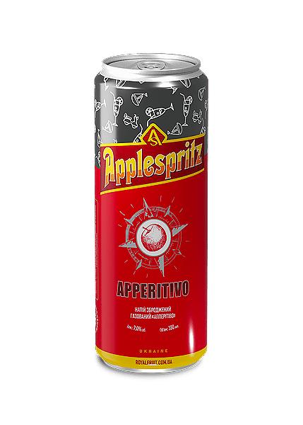 Напій зброджений AppleSpriz «Apperitivo» 0.33л