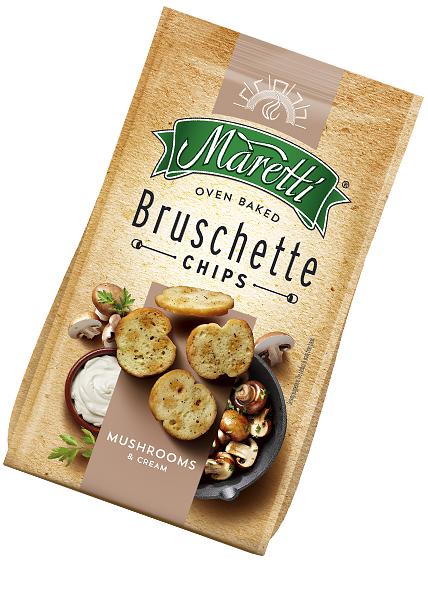 Брускеты «Maretti» грибы со сметаной, 70г