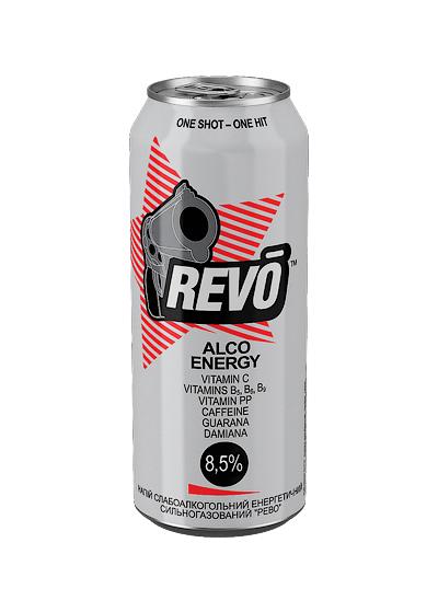 Напиток слабоалкогольный энергетический «REVO» 8.5°