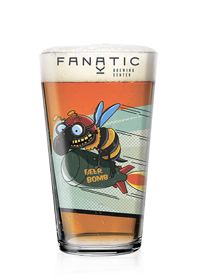 Пиво Fanatic «Crazy Bee» світле нефільтроване 5.8° купити в Hop Hey | Море Пива Пиво Fanatic «Crazy Bee» світле нефільтроване 5.8°