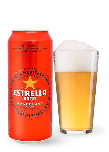 Пиво «Estrella Damm» Barcelona 0.5л купить в Hop Hey | Море Пива Пиво «Estrella Damm» Barcelona 0.5л