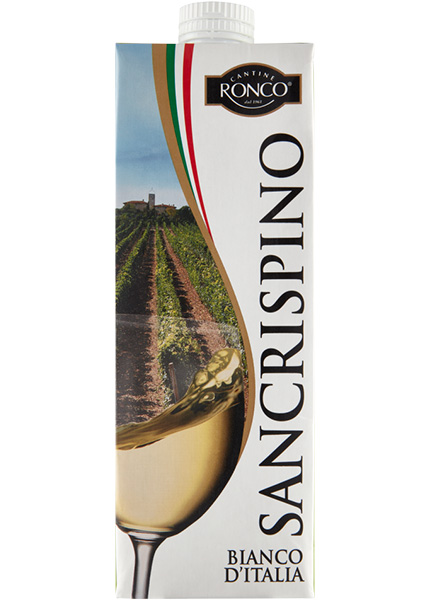 Вино Cantine Ronco Sancrispino Bianco d'Italia 1л