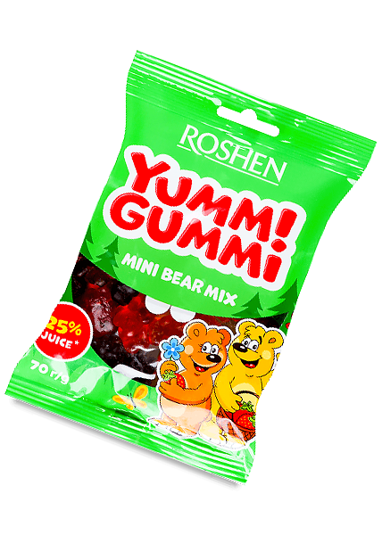 Конфеты желейные «Yummi Gummi» Mini Bear Mix, 70г купить в Hop Hey | Море Пива Конфеты желейные «Yummi Gummi» Mini Bear Mix, 70г