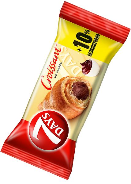 Круасан «7 Days» з какао начинкою, 110г