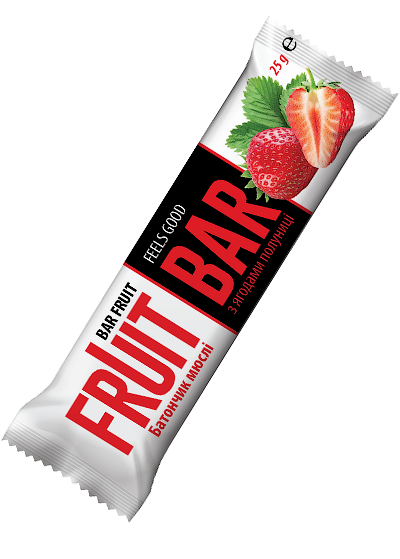 Батончик-мюслі «Fruit Bar» з ягодами полуниці, 25 г купити в Hop Hey | Море Пива Батончик-мюслі «Fruit Bar» з ягодами полуниці, 25 г