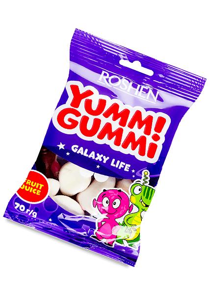 Цукерки желейнi «Yummi Gummi» Galaxy Life, 70г