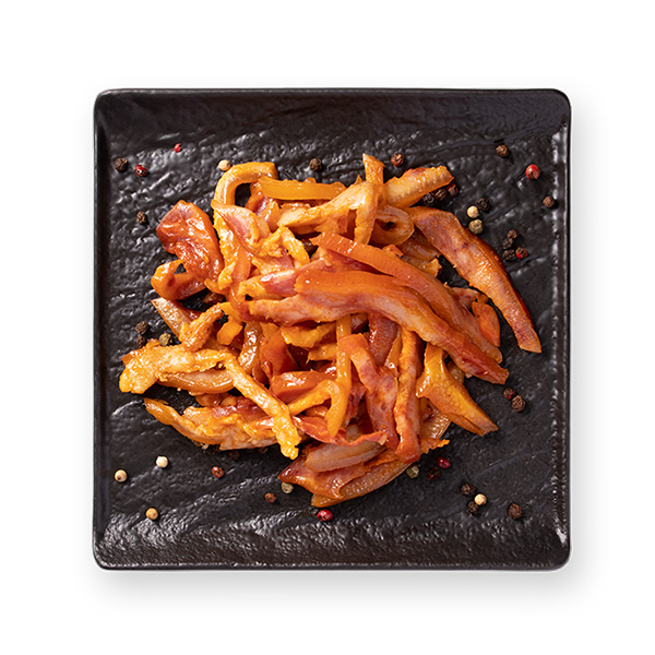 Нарезка свиного уха копченая с паприкой, 100 г