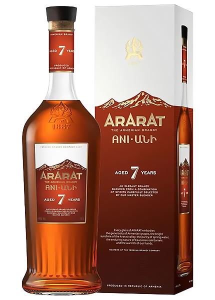 Бренди Ararat Ani 7 лет 0.5л в коробке