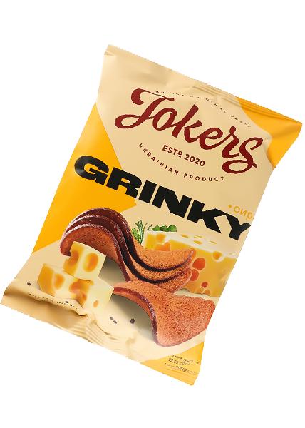 Гренки ржано-пшеничные «JokerS» со вкусом сыра, 80г
