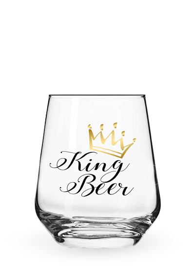 Бокал «Stemless King Beer» 0.4l купить в Hop Hey | Море Пива Бокал «Stemless King Beer» 0.4l
