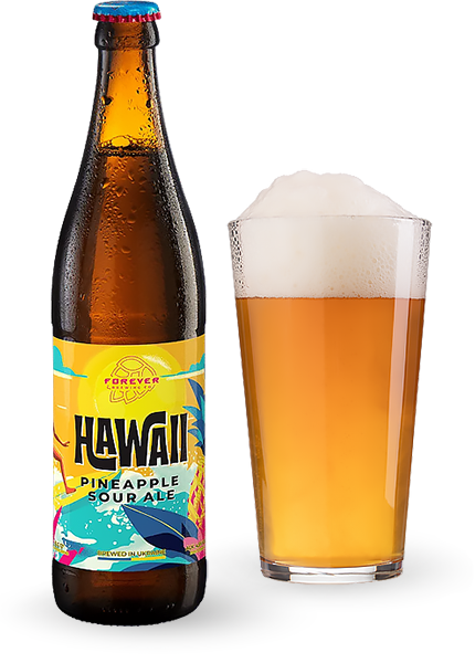 Пиво Forever Hawaii Pineapple Sour Ale 0.5л купить в Hop Hey | Море Пива Пиво Forever Hawaii Pineapple Sour Ale 0.5л