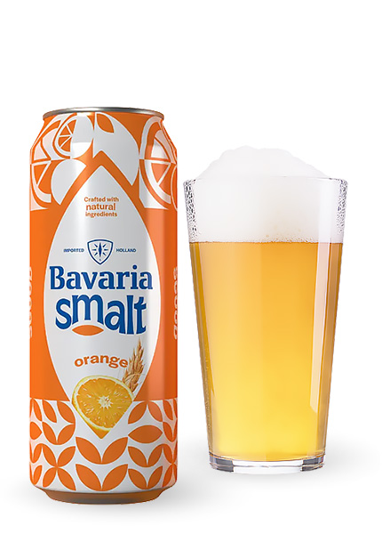 Пиво безалкогольное Bavaria Smalt Orange 0.5л