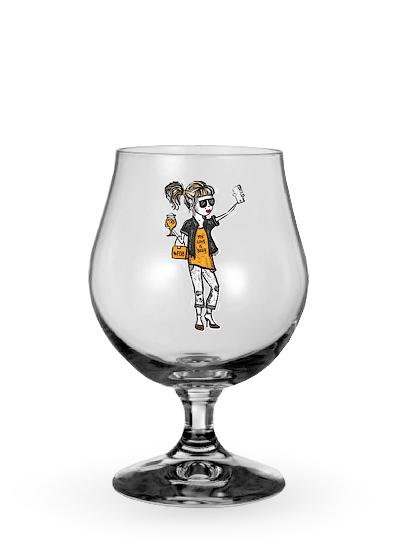 Келих Brussel «Lady selfie» 0.4l