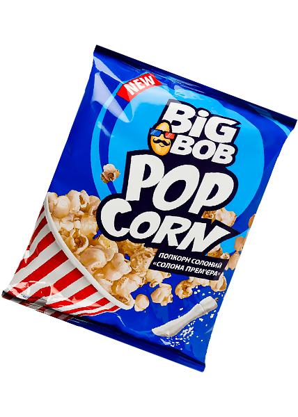 Попкорн соленый Big Bob «Соленая премьера», 80г