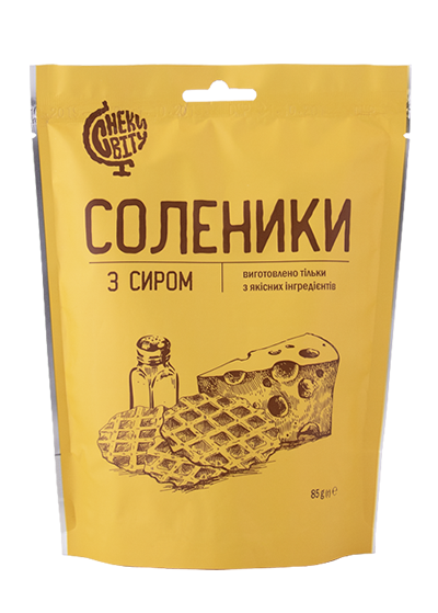 Снеки пшеничні «Соленики» з сиром, 85 г купити в Hop Hey | Море Пива Снеки пшеничні «Соленики» з сиром, 85 г