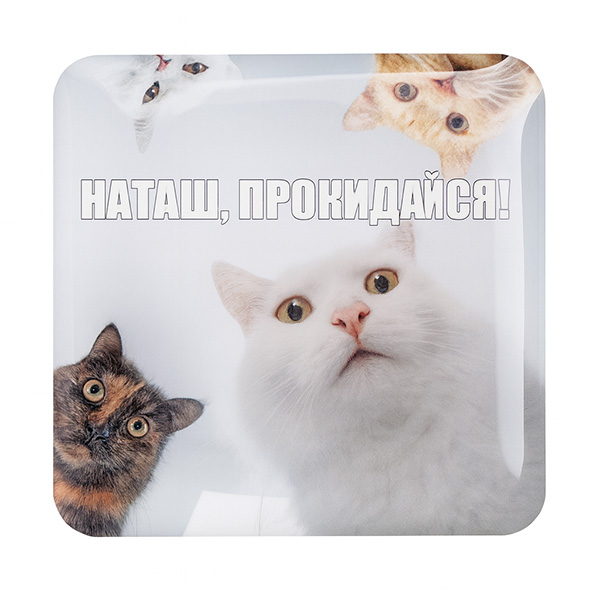 Стикер-наклейка «Наташа прокидайся»