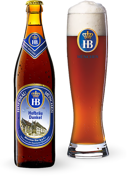 Пиво Hofbrau Dunkel 0.5л
