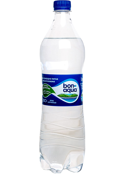 Вода питна «BonAqua» газована 1л