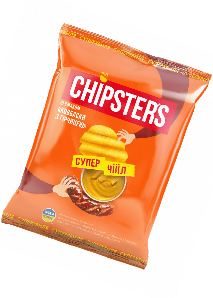 Чипсы картофельные «Chipsters» со вкусом колбаски с горчицей, 110 г купить в Hop Hey | Море Пива Чипсы картофельные «Chipsters» со вкусом колбаски с горчицей, 110 г