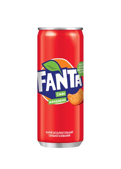 Напій «Fanta» мандарин 0.33л