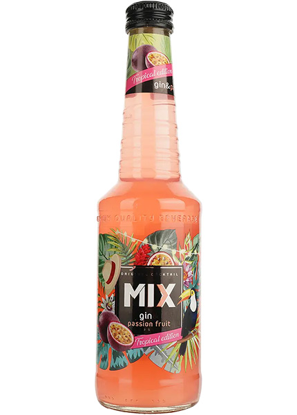 Коктейль слабоалкогольный газированный Mix Gin & Passion fruit 0.33л