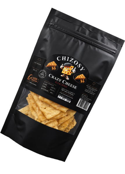 Чипсы сырные Chizosy Crazy Cheese классические 50г