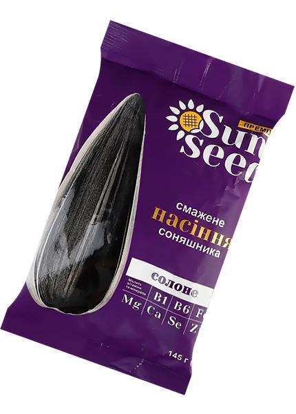 Семечки подсолнечника Sun Seed жареные соленые, 145г