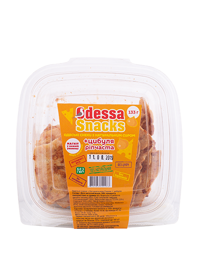 Снеки с сыром «Cheesy Snacks» с луком, 133 г