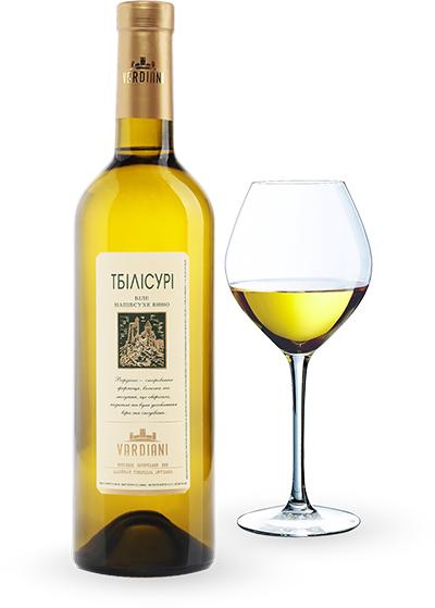 Вино Vardiani «Тбілісурі» біле напівсухе 9-13°