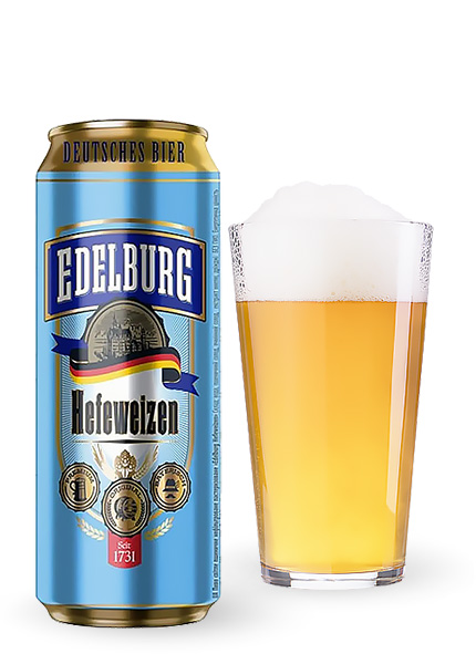 Пиво Edelburg Hefeweizen 0.5л