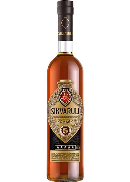 Коньяк Sikvaruli 5 лет 0.5л