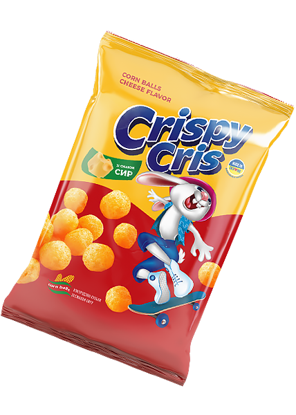 Кукурузные шарики «Crispy Cris» со вкусом сыра, 55г