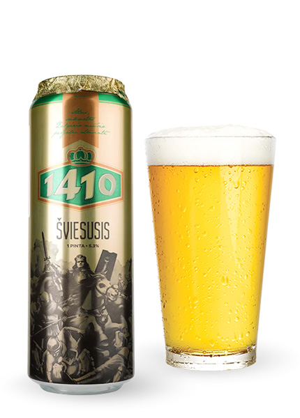 Пиво Volfas Engelman 1410 Sviesusis 0.568л