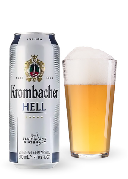 Пиво Krombacher Hell 0.5л